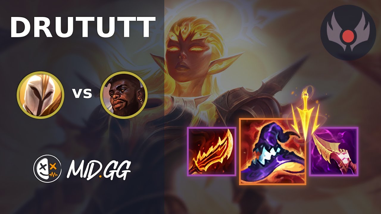 MID.GG: [ drututt ] Кейл на верхней линии против К'Санте | Грандмастер EUW | Сезон LOL 2025