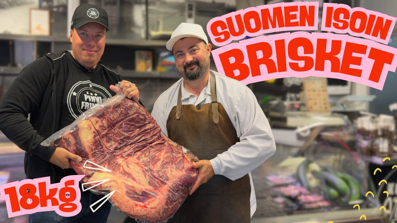 Savustin Suomen ISOIMMAN 18kg brisketin (naudan rinta) - Miten kävi?