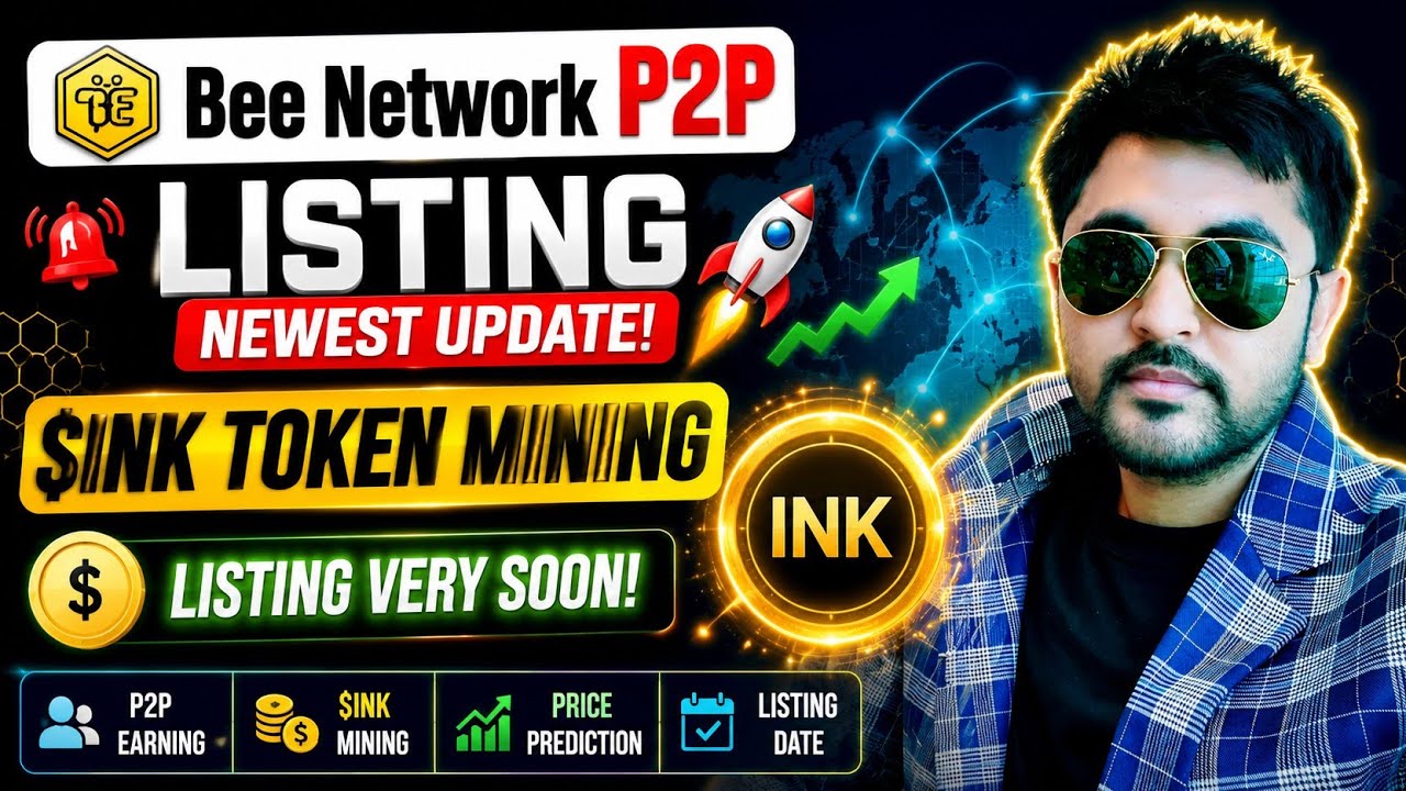 Bee Network P2P, Listing newest Update!INK token Mining.Listing Very Soon.