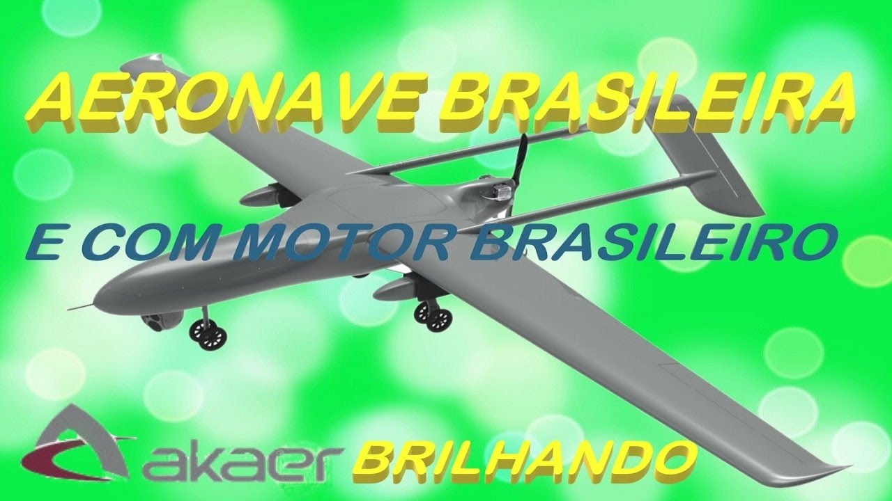 DRONE BRASILEIRO E COM MOTOR BRASILEIRO