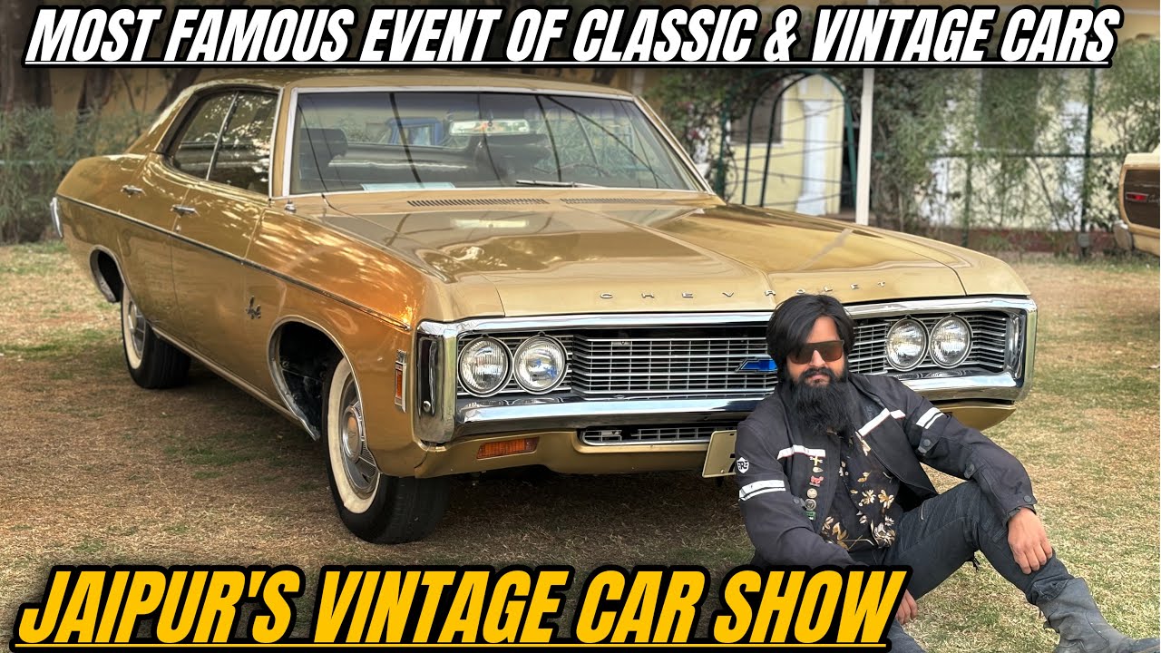 Jaipur Vintage Car Show 2024 || Vintage & Classic Cars Rally In Jaipur
