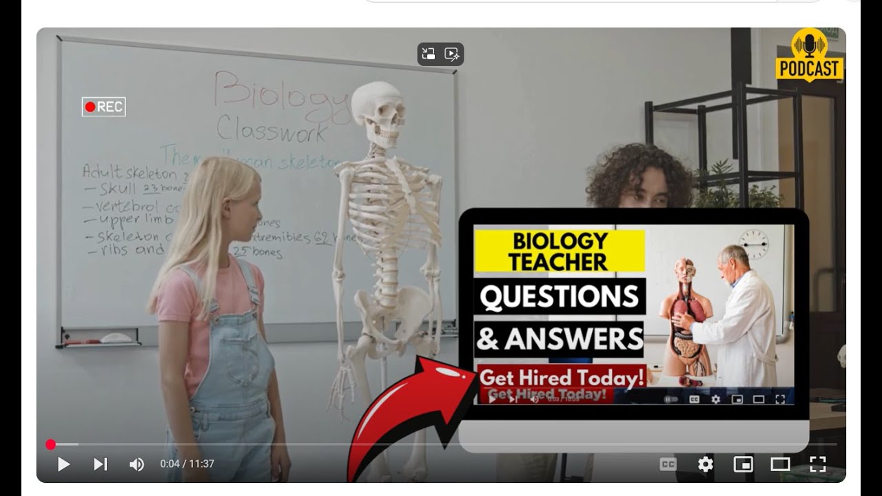 Biology Teacher Interview Questions and Answers | How To Ace Your Interview Successfully