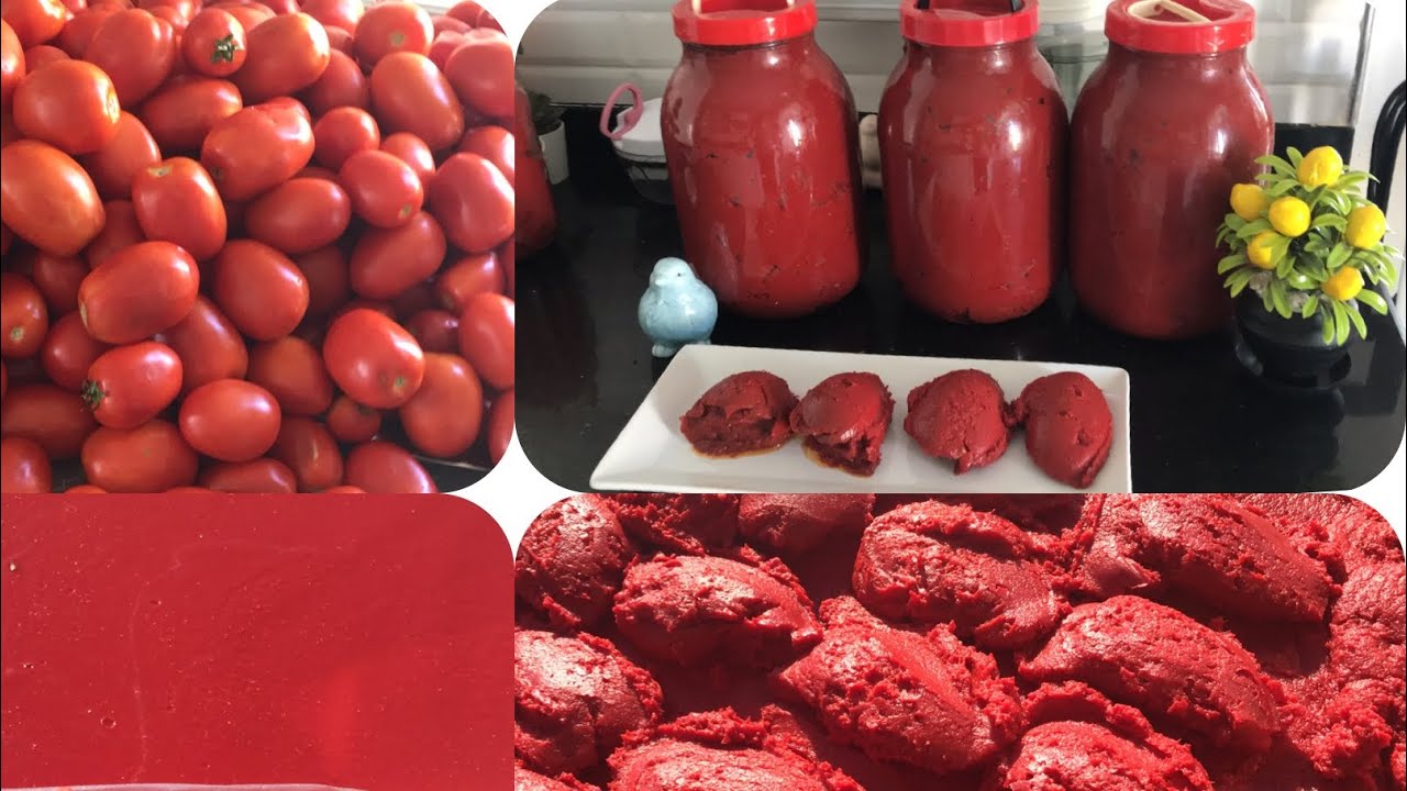 KAYNATMAK YOK 🍅EVDE GELENEKSEL ORGANİK KATKISIZ ÇOK KOLAY GÜNEŞTE🍅 DOMATES SALÇASI TARİFİ