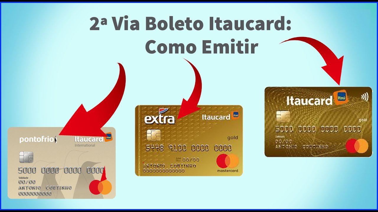 2&ordf; Via Boleto Itaucard   👉 Como Emitir a Sua? 👈 TIRANDO SEGUNDA VIA DO CART&Atilde;O ITAUCARD