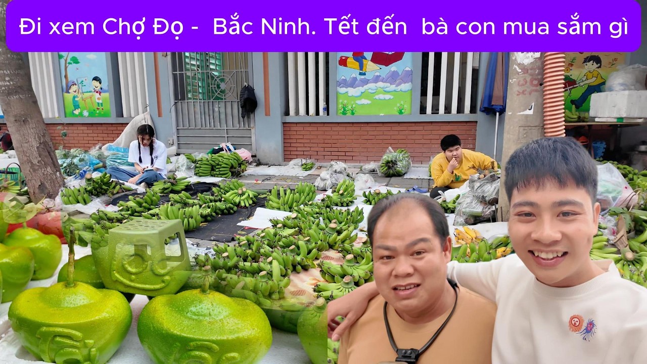 KHÔNG KHÍ NHỮNG NGÀY GIÁP TẾT. CHỢ ĐỌ - BẮC NINH