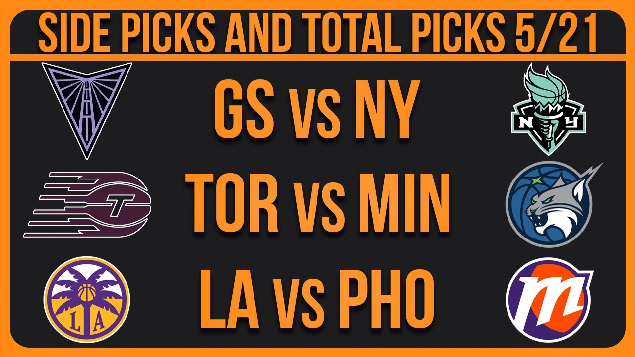 WNBA Picks Today | Best Bets & Predictions Thursday 5/21/26