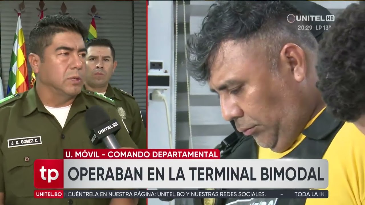 Santa Cruz: cae una banda de asaltantes en la Terminal Bimodal