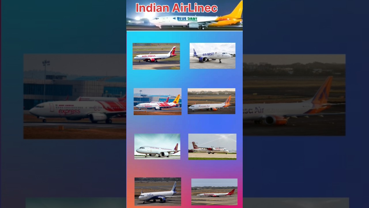 Indian airlines ✈️ || List of Indian airlines || 