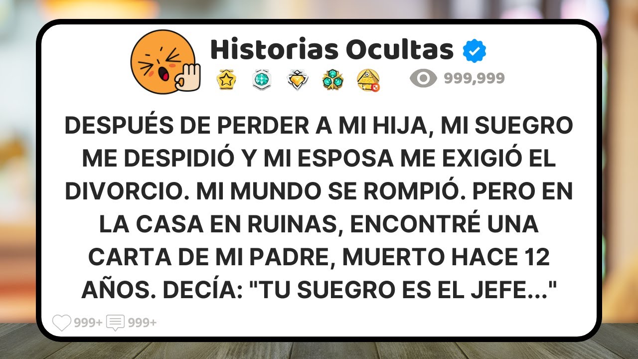 Tras La Muerte De Mi Hija, Perdí Mi Trabajo, Mi Esposa Me Dejó. Pero La Carta De Mi Padre Fallecido