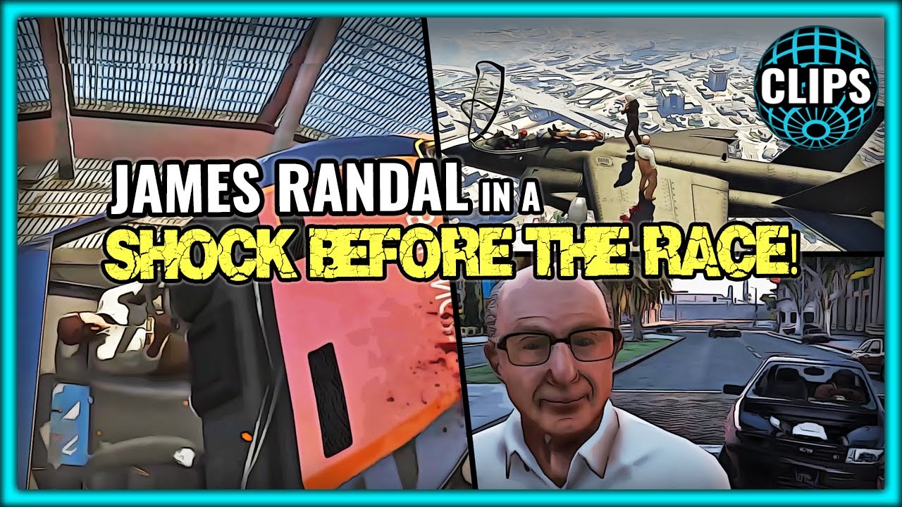 JAMES RANDAL IN A SHOCK BEFORE THE RACE!