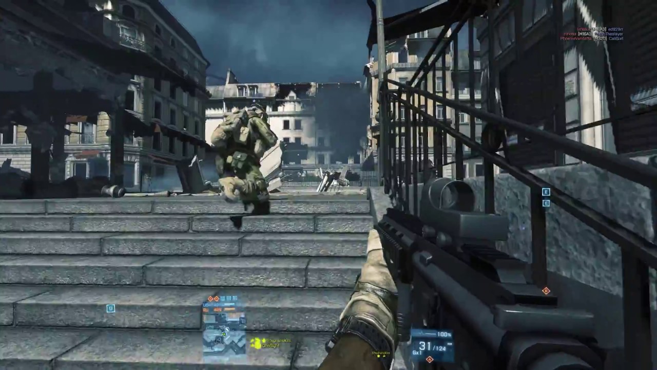 Battlefield 3 Conquest Seine Crossing ! Like The Old Days 2560x1440 Resolution