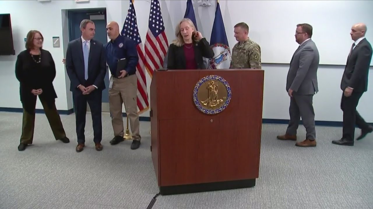 Gov. Abigail Spanberger press conference on upcoming winter storm