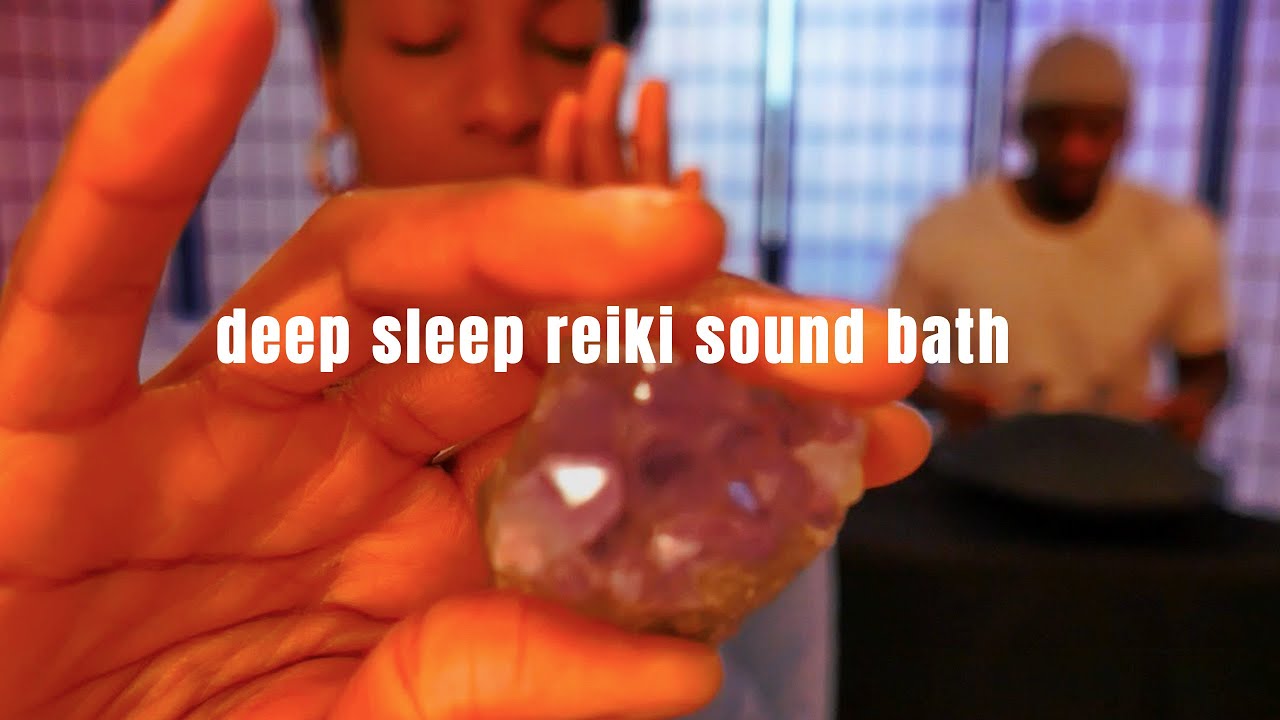Reiki ASMR for Sleep and Full Body Relaxation🌙 | Tongue Drum