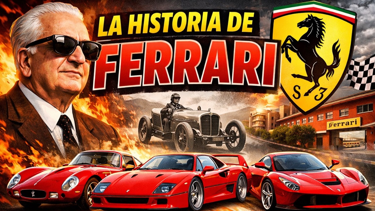La Historia de FERRARI en 5 minutos