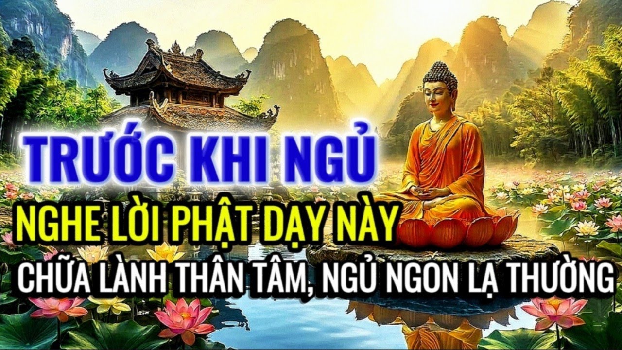 Trước Khi Ngủ Nghe Lời Phật Dạy Này, Chữa Lành Thân Tâm, Ngủ Ngon Lạ Thường