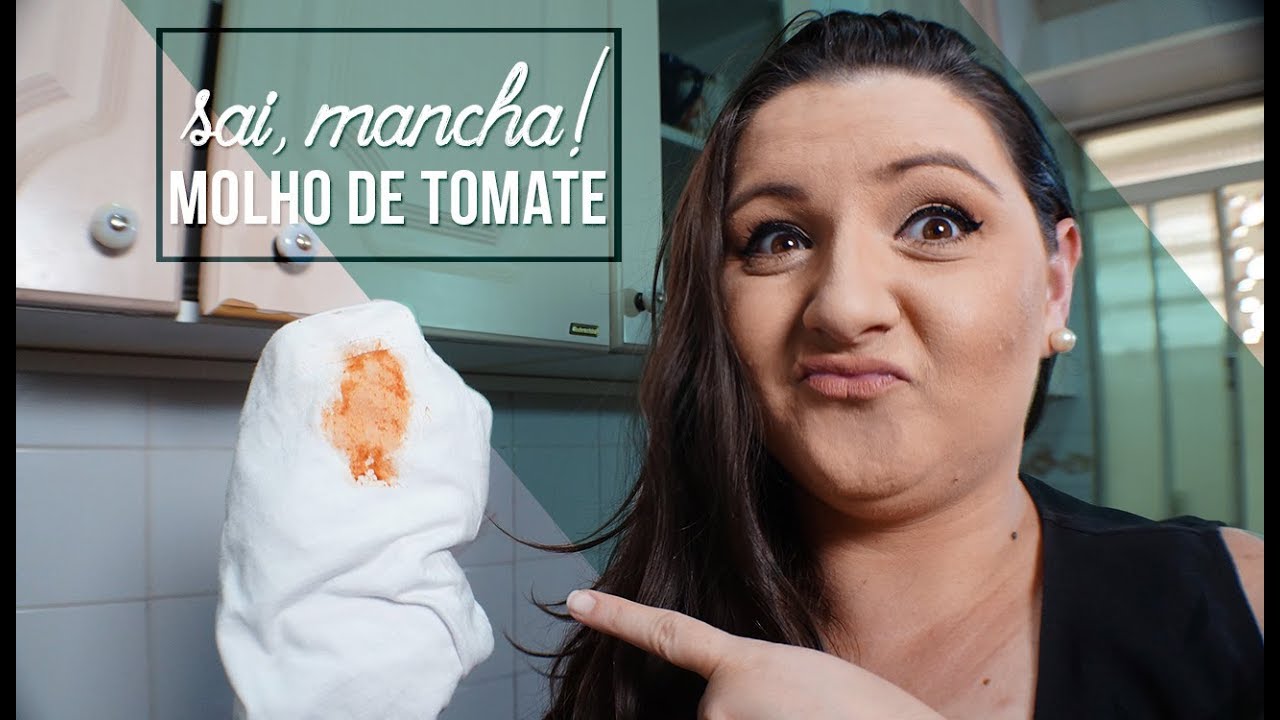 Como tirar mancha de molho de tomate! | Limpa Fácil