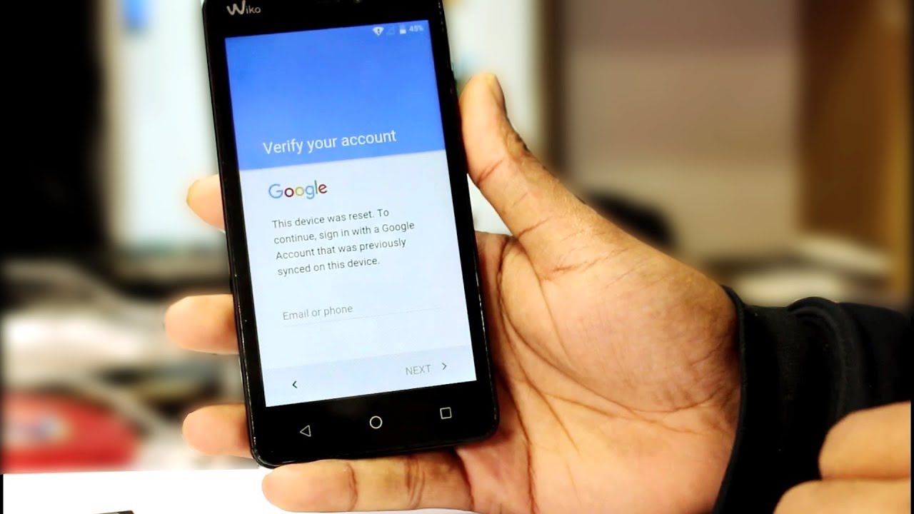 Wiko Freddy Google Account Remove