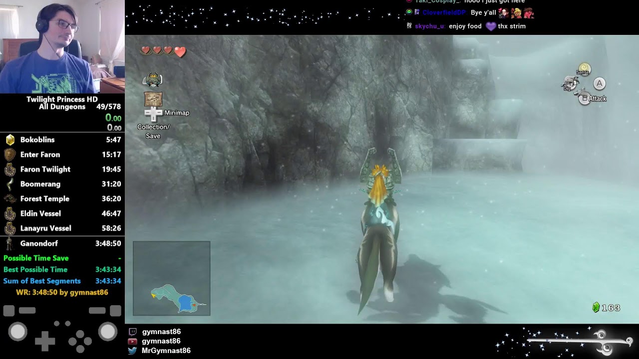 Twilight Princess HD All Dungeons Speedruns
