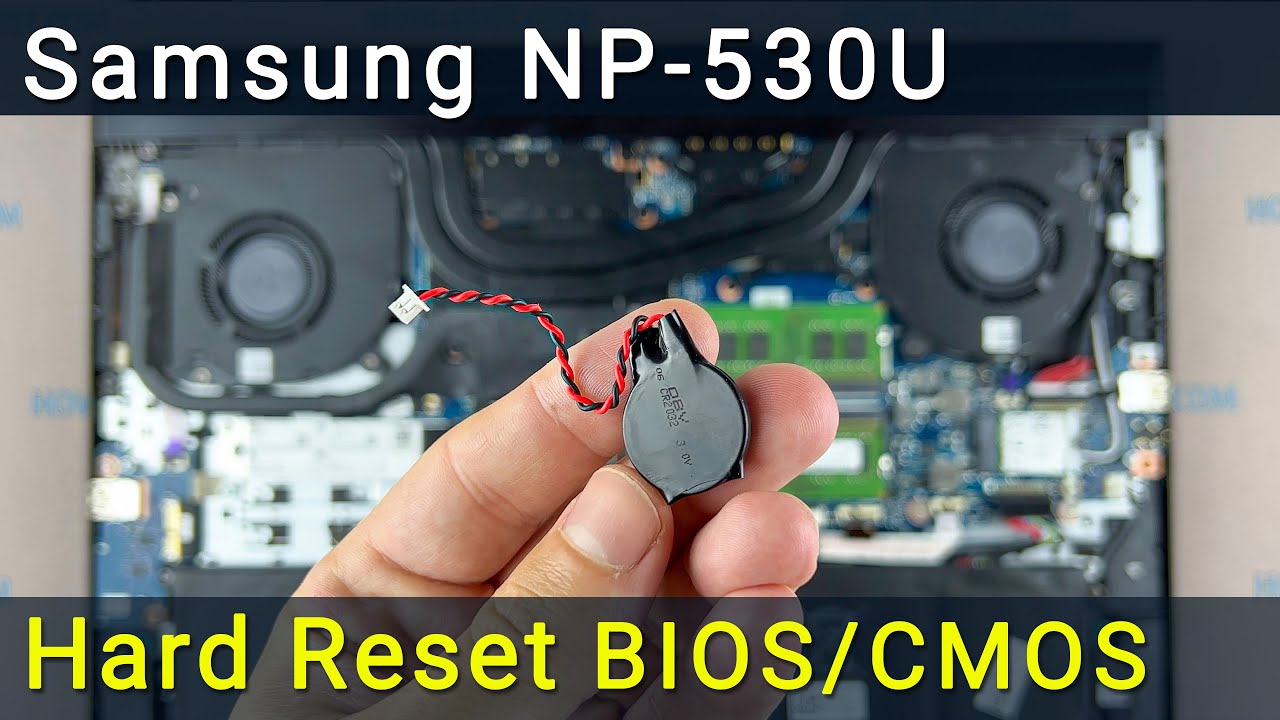 Сброс BIOS на Samsung NP-530U | Замена батарейки CMOS