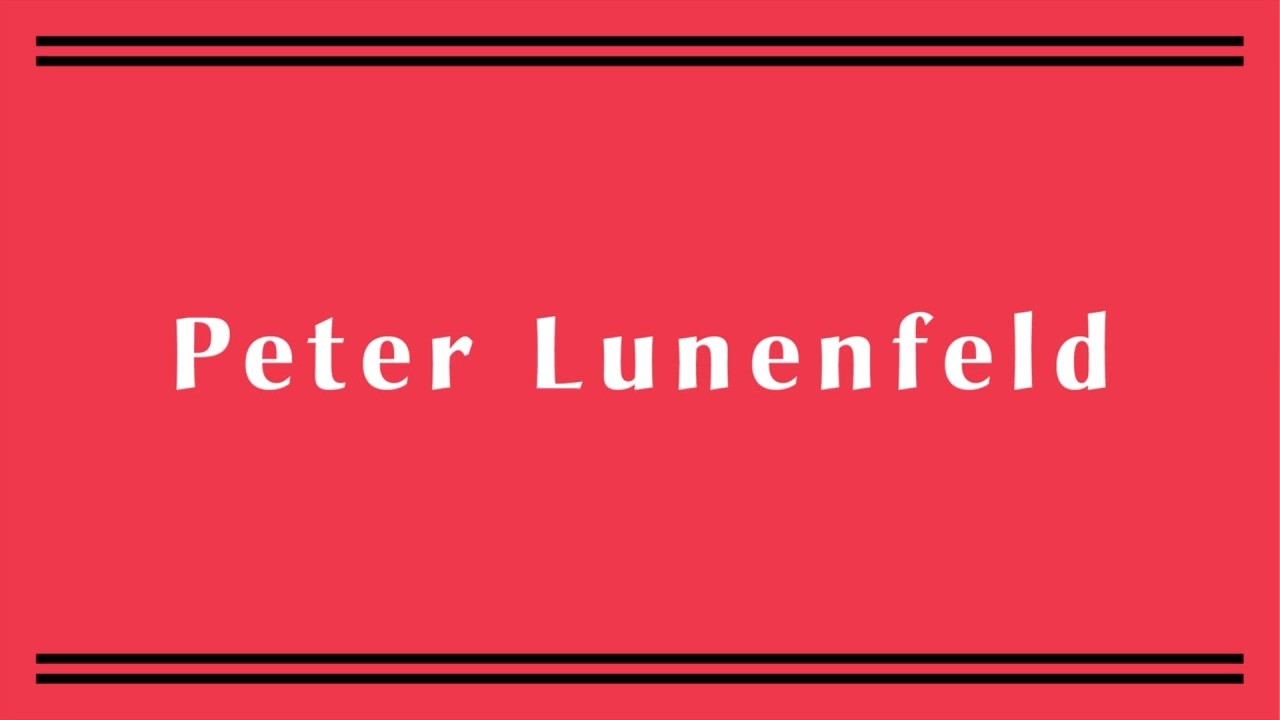 Peter Lunenfeld: “Your Client Is the Future” - Lingua Franca