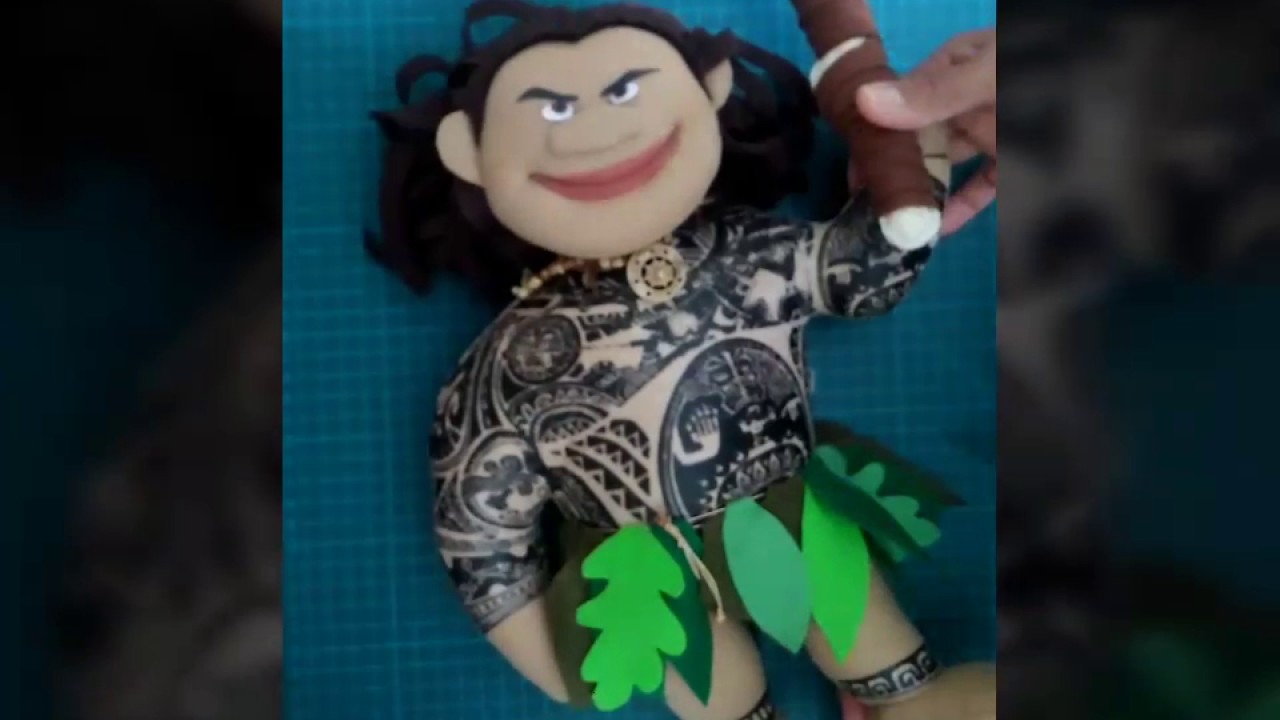 Como fazer - Tatuagem Maui Tema Moana