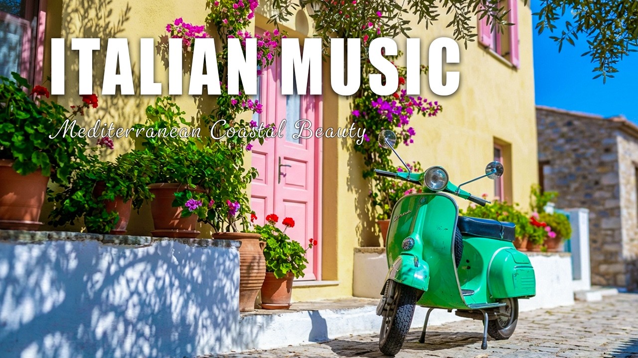 ❤️Chill Mediterranean Music & Italian Vibes ❤️🌊1960s Relaxing Italian Music & Serene Ocean Waves 🎶❤️