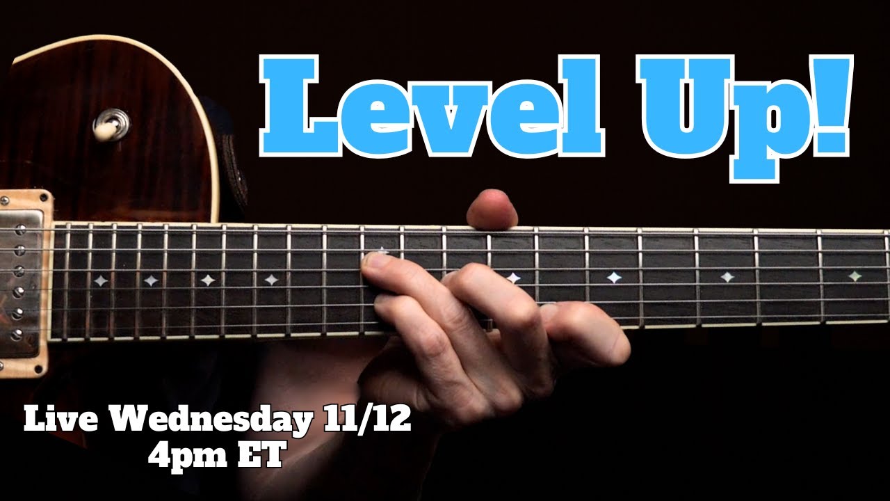 Level Up Your Blues Rhythm Chops! Live!