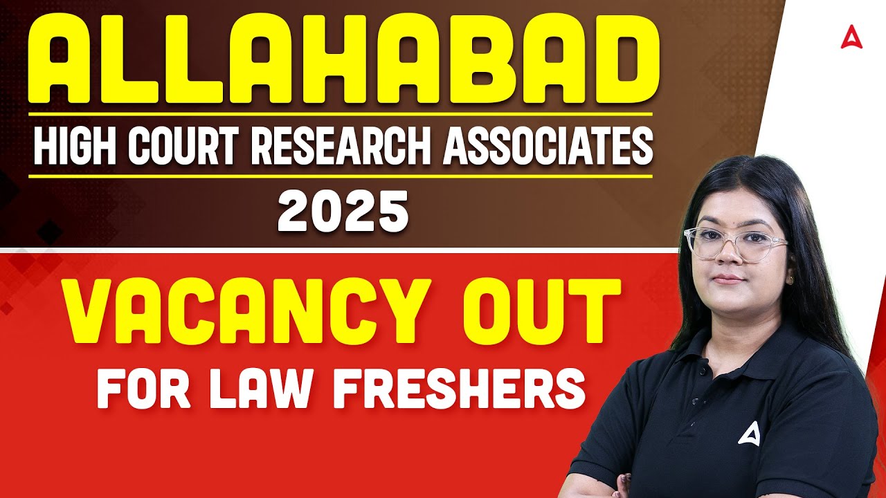 ⚖️ Allahabad High Court Research Associates 2025 | Vacancy Out for Law Freshers | By Diksha Singh 📢