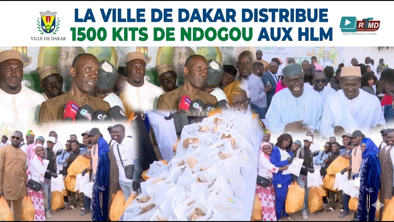 Solidarité Ramadan : La Ville de Dakar distribue 1500 kits de Ndogou aux HLM