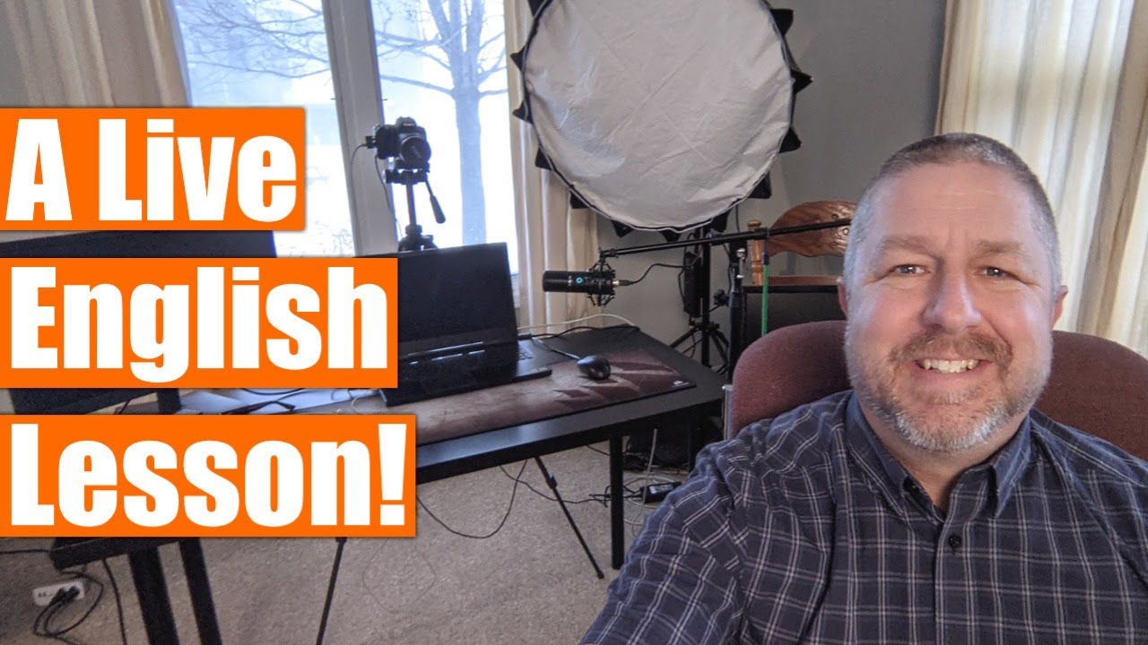 Let's Learn Some English! (A Live Question and Answer English Lesson) 🙂