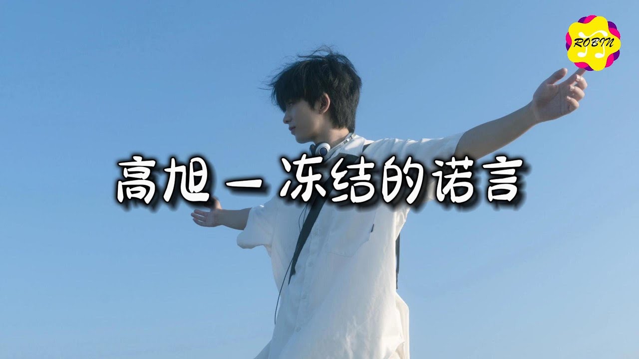 高旭 - 冻结的诺言『离别在冬天 飘起雪，闪出冬日冷冽 覆盖离别，泪滴落的瞬间 被冻结。』【动态歌词MV】