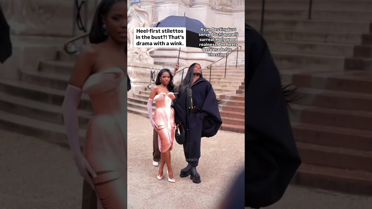 Ryan Destiny at Schiaparelli Haute Couture week 25/26 #fashionreview #outfitreview