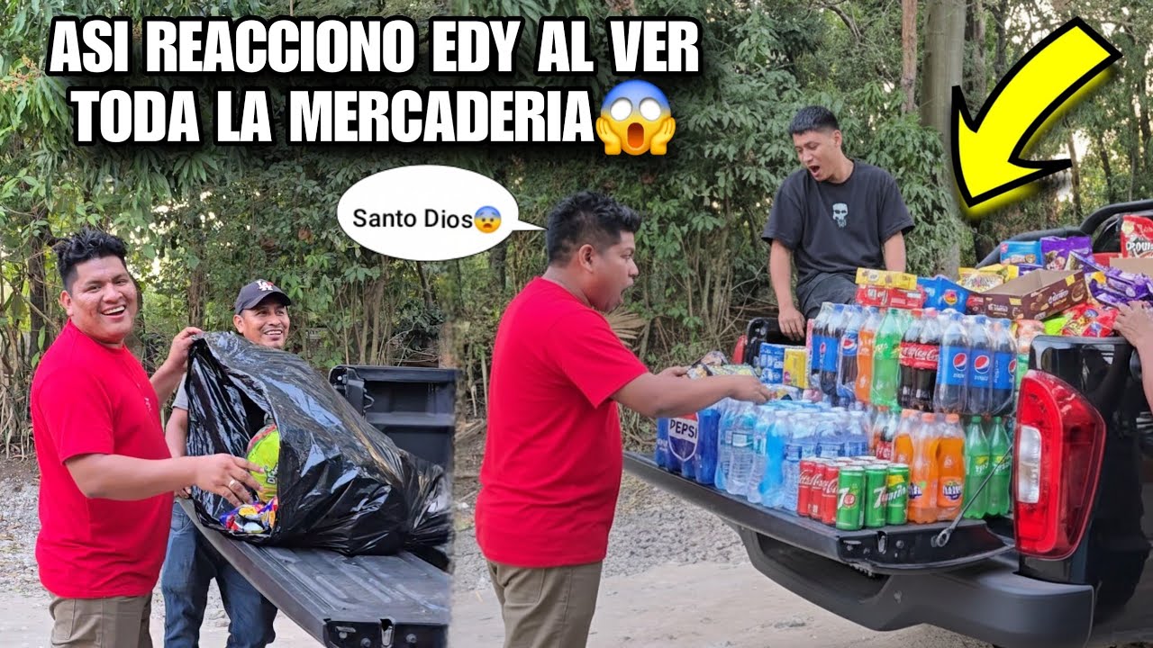 EDY Quedo Sin Palabras Al Ver Todas Las Cosas Que Llevo El TIO Para La Tienda🥳Miren Como Reacciono😱