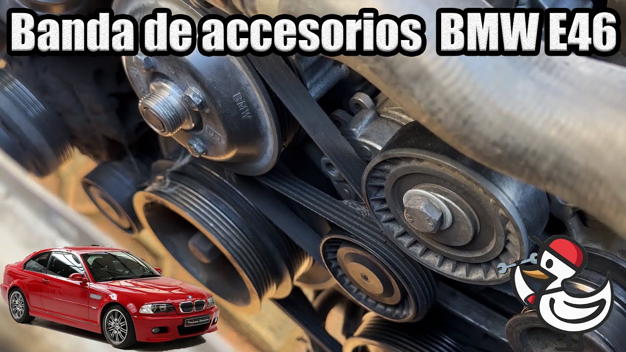 ¿Cómo cambiar la banda de accesorios? BMW E46