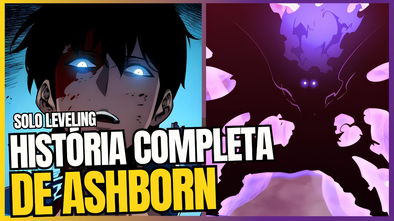 A história completa de Ashborn, o Monarca das Sombras | Como JinWoo se tornou o Monarca das Sombras