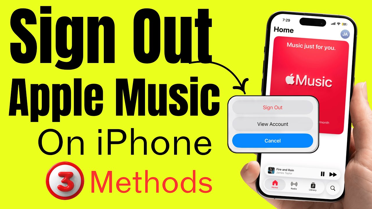 How to Sign Out of Apple Music on iPhone (3 Ways) in 2026