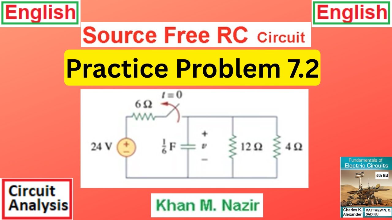 (E)LCA(A) Pr 7.2 || Source Free RC Circuit
