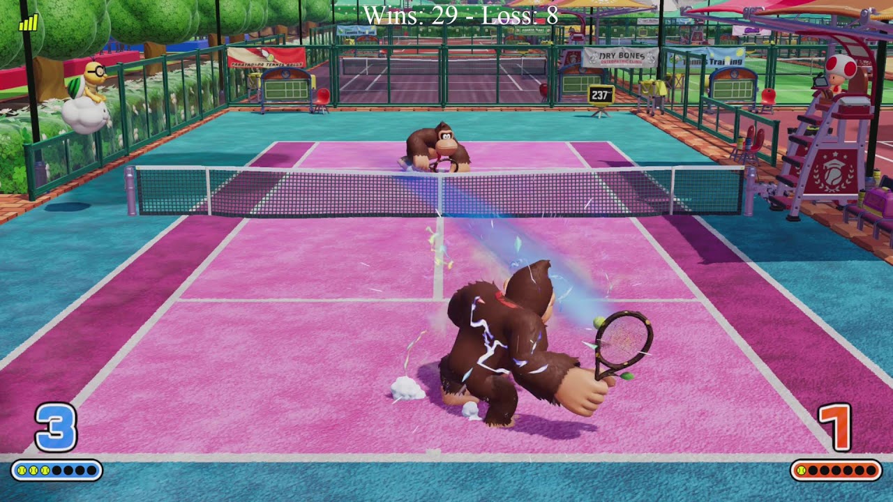 Mario Tennis Fever Rang S+ go top 30 - 52eme mondial