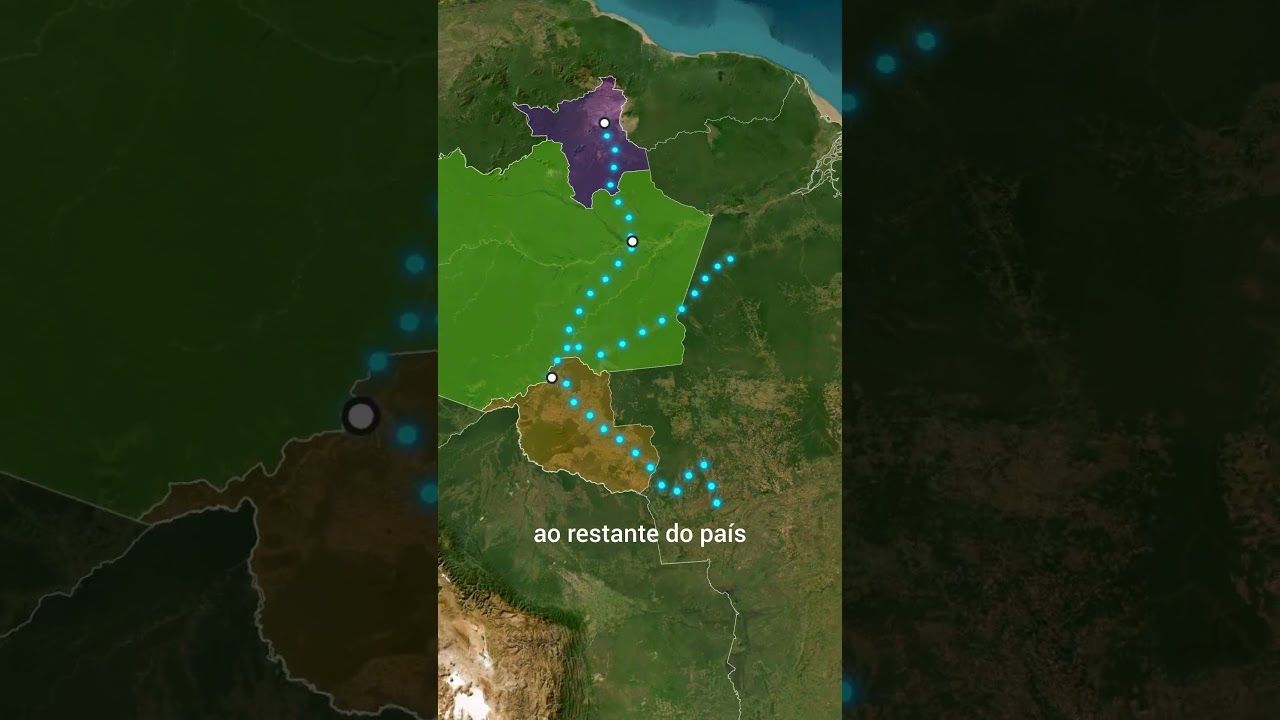 Entenda porque a BR 319 &eacute; conhecida como a rodovia Fantasma.  #mapas #amazonas #rondonia #rodovia