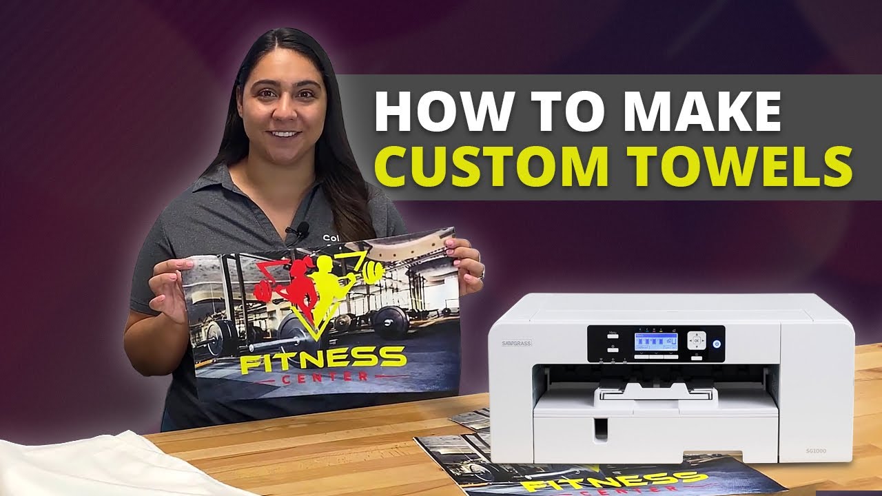 How to Make Custom Towels | Sawgrass Sublimation Printer