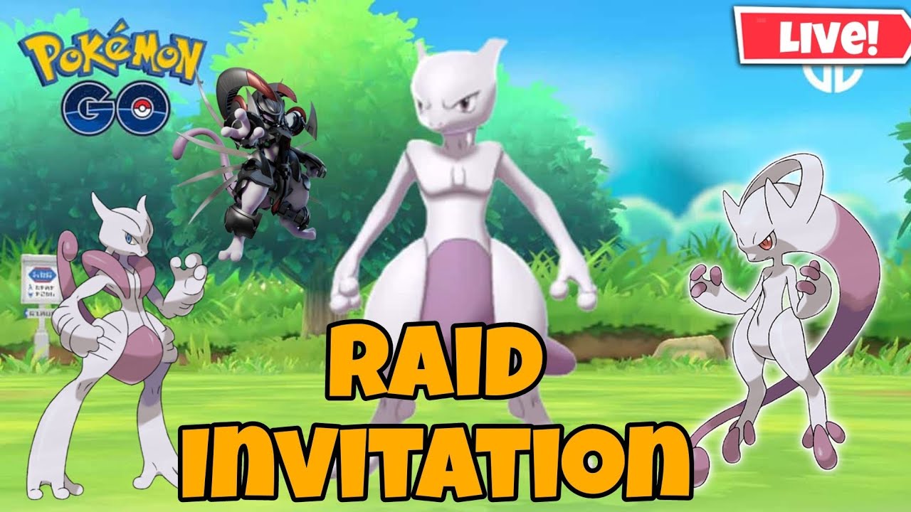 Hunting✨️Shiny Mewtwo & Raid Invitation in #PokemonGo