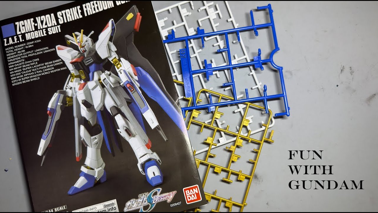 HG Strike Freedom Unbox, Build & Review