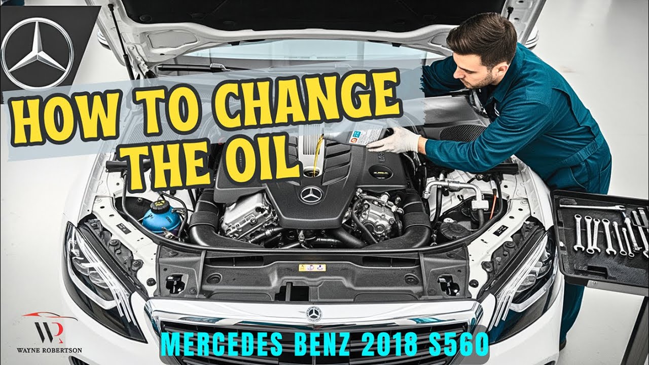 Changing Oil on a Mercedes Benz 2018 S560  |  Mercedes Benz Oil Change