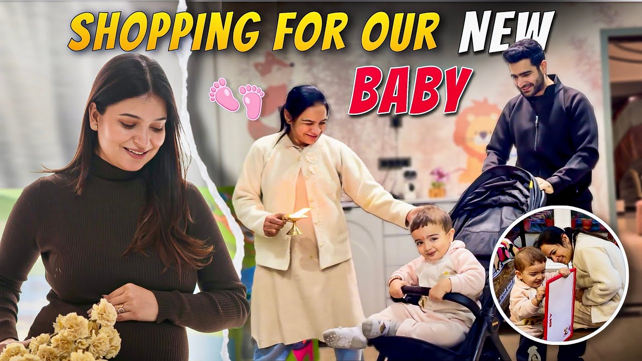 Shopping for our new baby  | Aman and ITI vlogs