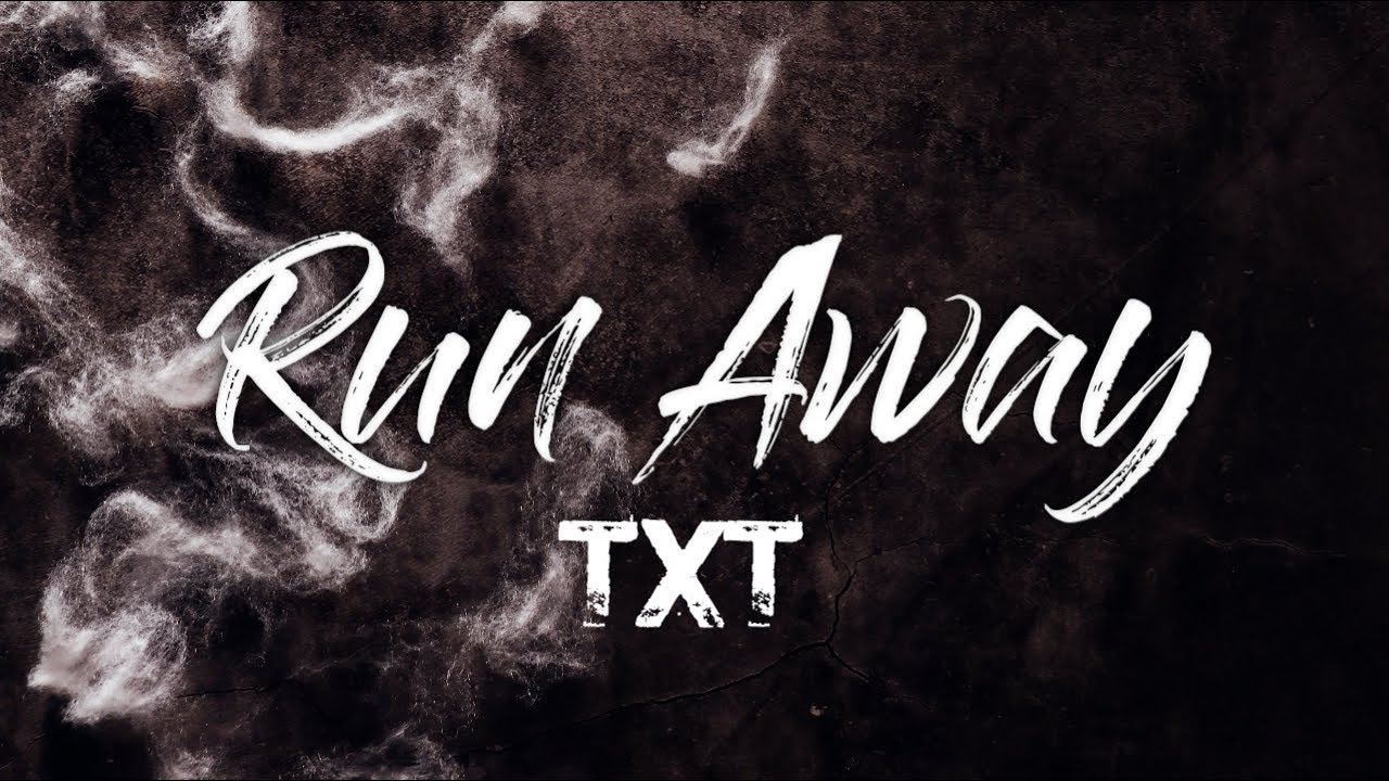 TXT - Run Away KARAOKE Instrumental With Lyrics