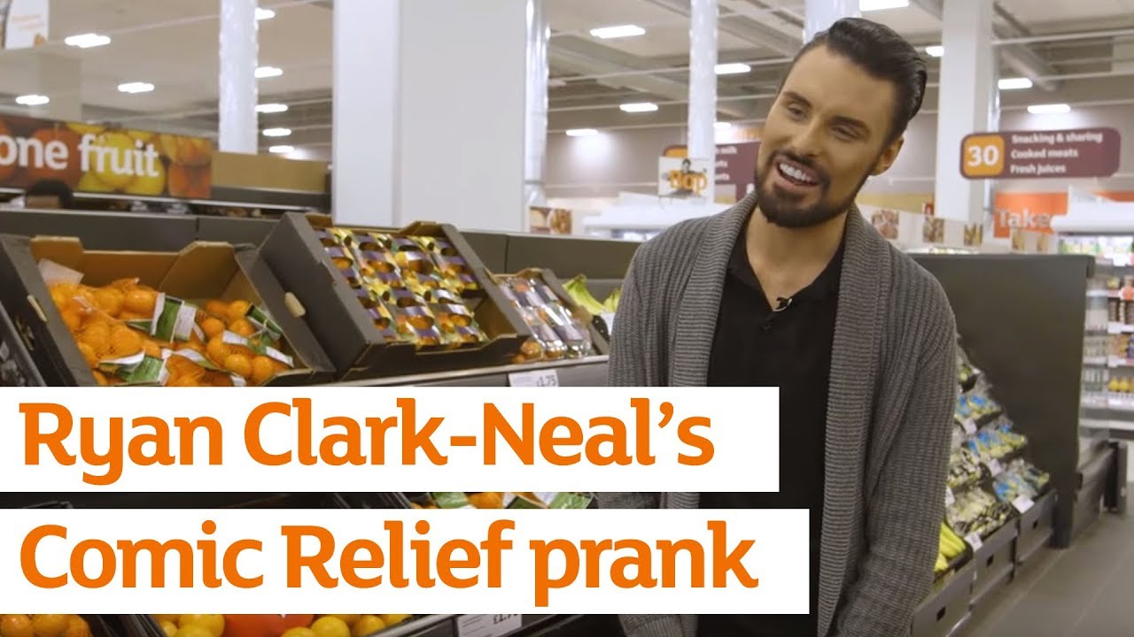 Rylan Clark-Neal pranks shoppers in Sainsbury's for Comic Relief | Sainsbury's