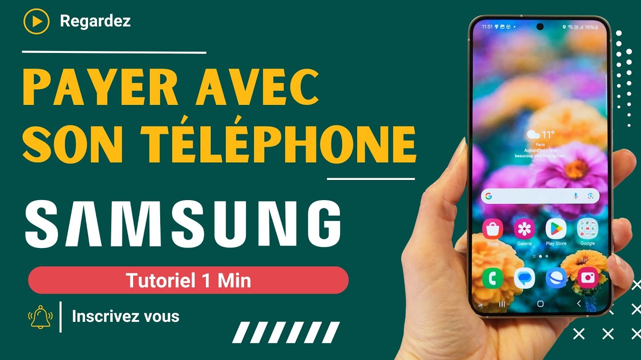 Comment payer avec son t&eacute;l&eacute;phone samsung