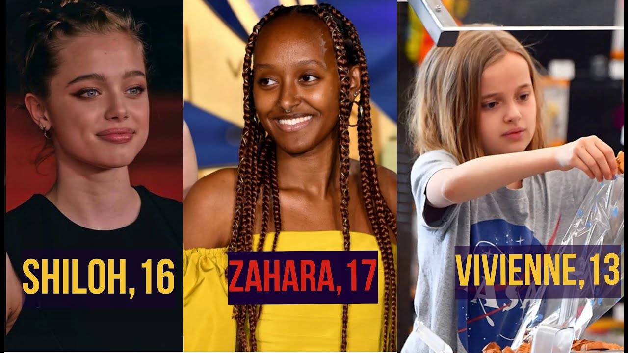 Stunning Beauties!! Meet Angelina Jolie`s 3 Girls, Zahara, Shiloh, & Vivienne