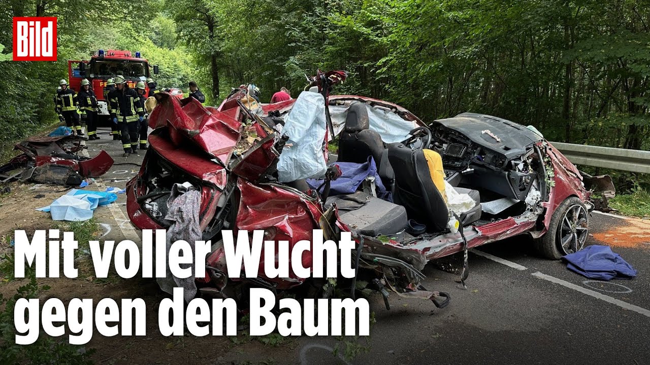 K&uuml;rten (NRW): Vier Tote bei Horror-Crash