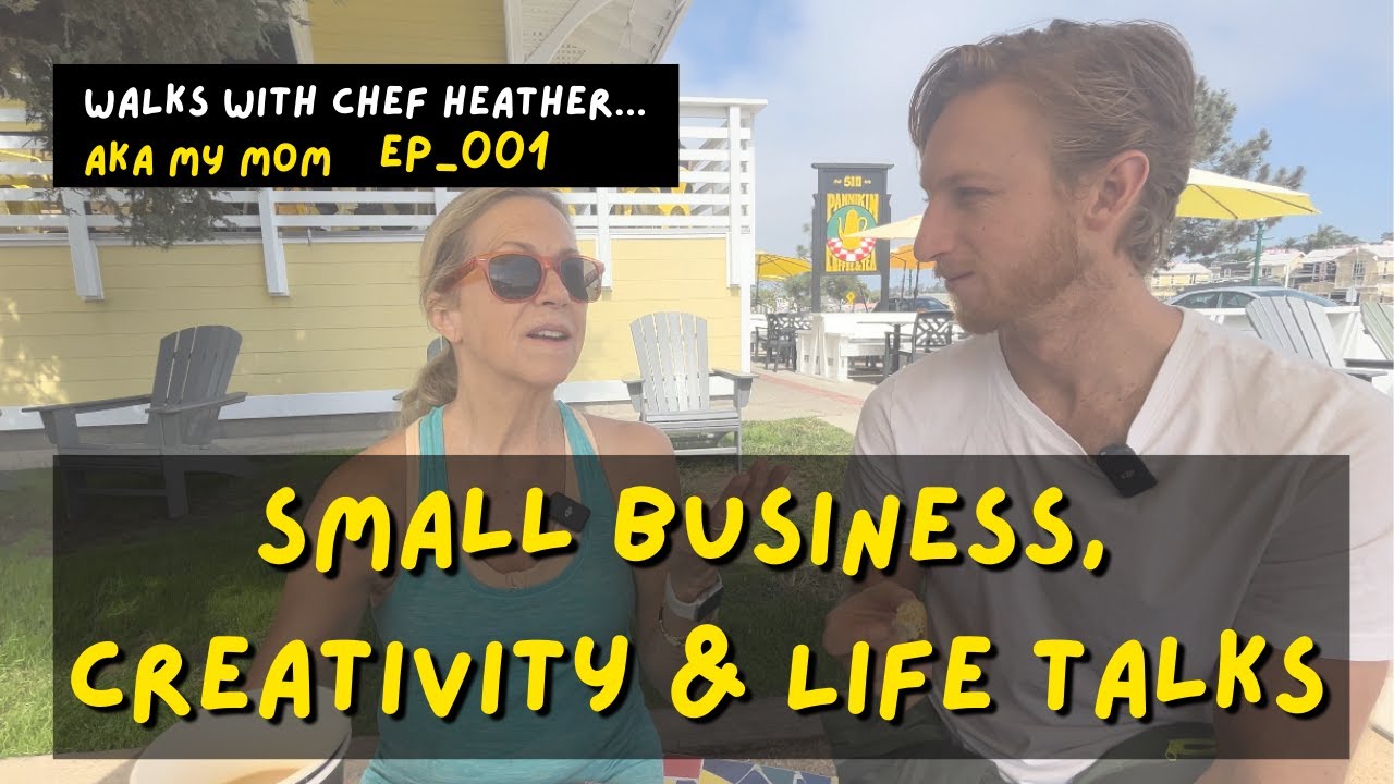 Panniken Coffee & Tea | Encinitas, California | Walks with Chef Heather AKA My Mom Ep_001